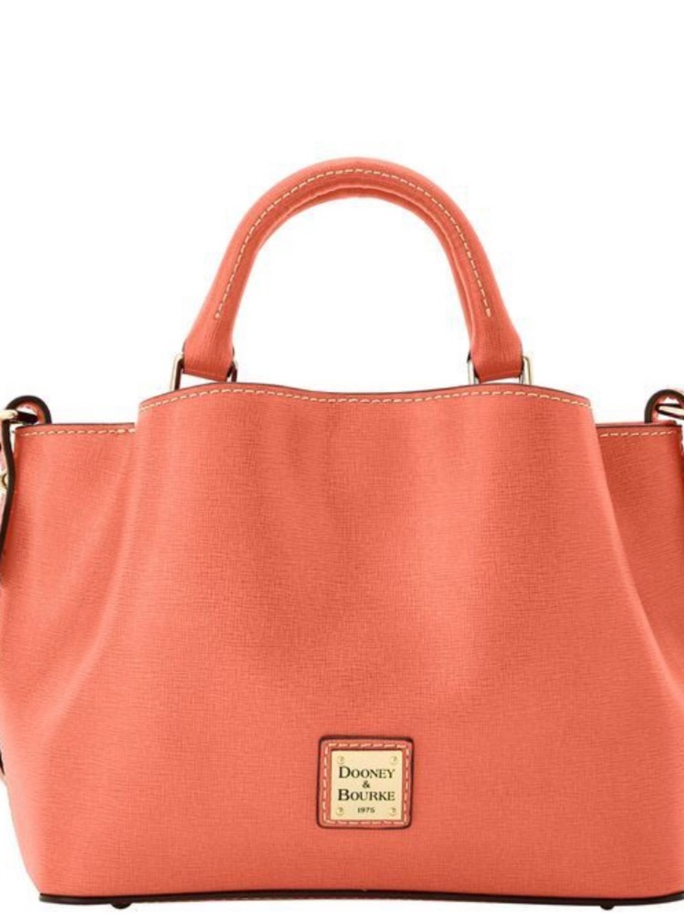ISO - Coral Saffiano Mini Barlow